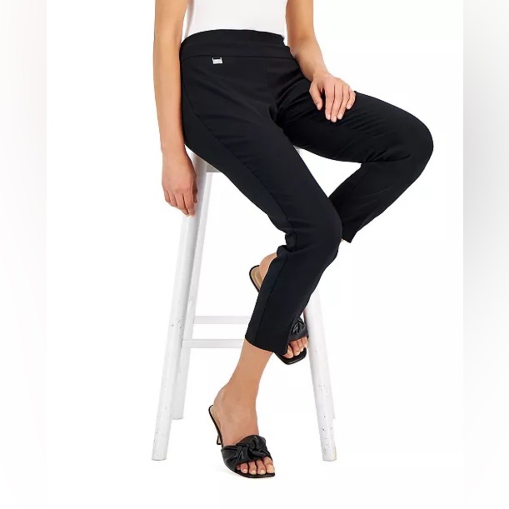 Petite Tummy-Control Pull-On Skinny Pants, Petite & Petite Short